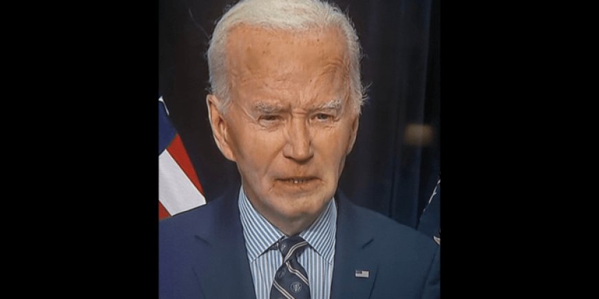 Biden’s Chin Steals the Show as 82-Year-Old President Speaks on Terror Attack