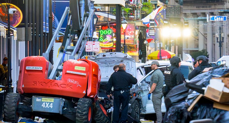 Scenes of 'war zone' as 15 killed by US army veteran in New Orleans