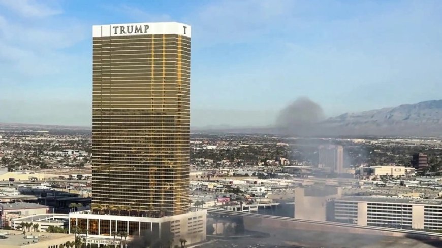 Suspected Tesla Cybertruck terror attack kills 1 in front of Trump hotel in Vegas