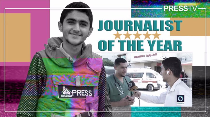 Press TV Journalist of the Year: Abubaker Abed, the young chronicler of Gaza’s tragedy