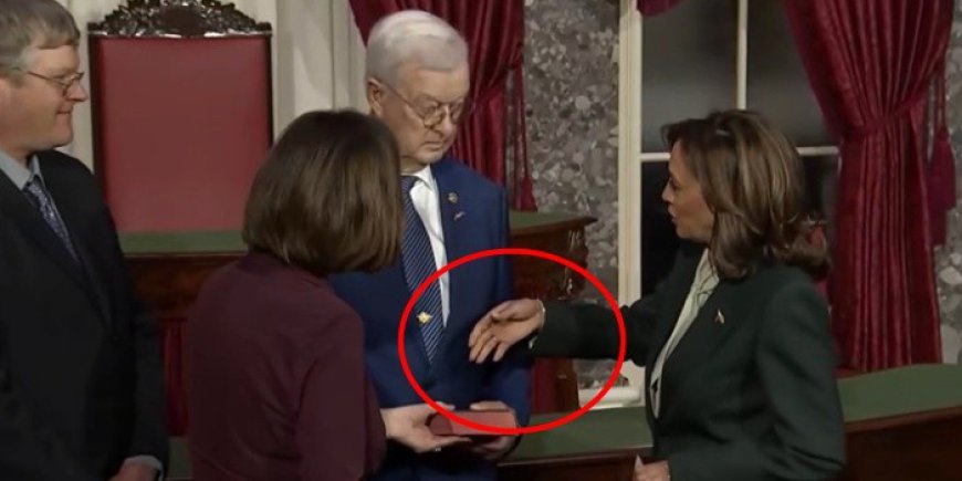 GOP Senator’s Husband Goes Viral After Declining Kamala’s Handshake