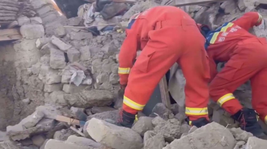 Search, rescue ops continue in Tibet's Shigatse following deadly 7.1 magnitude earthquake