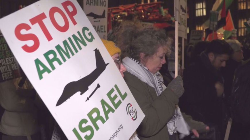 London demo condemns Israeli attacks on Gaza healthcare system