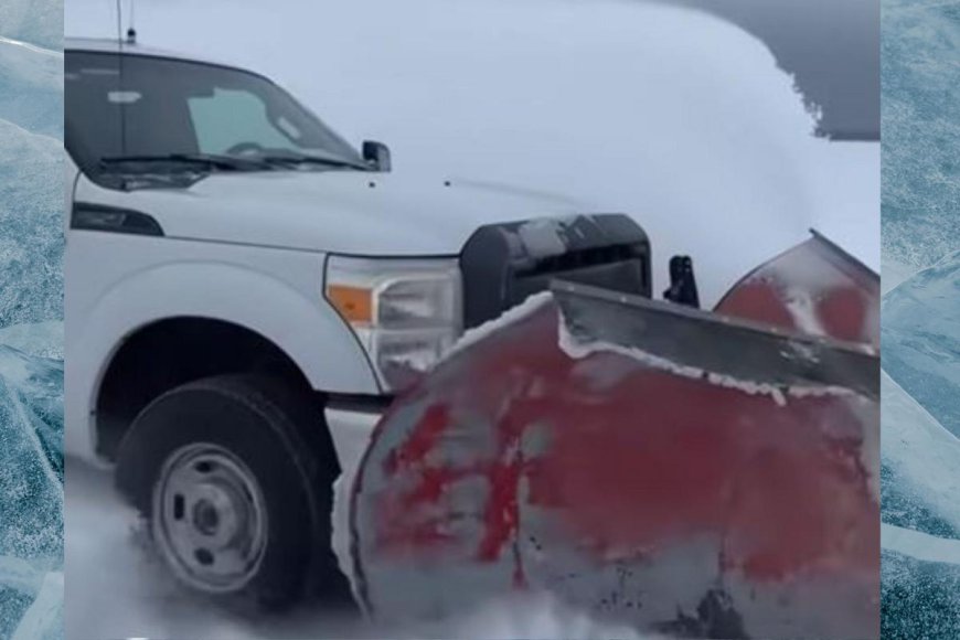 Only In Minnesota! Watch How An Ice Road Is Created