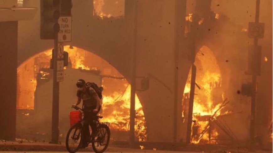 At least 5 dead as wildfires devour districts across Los Angeles