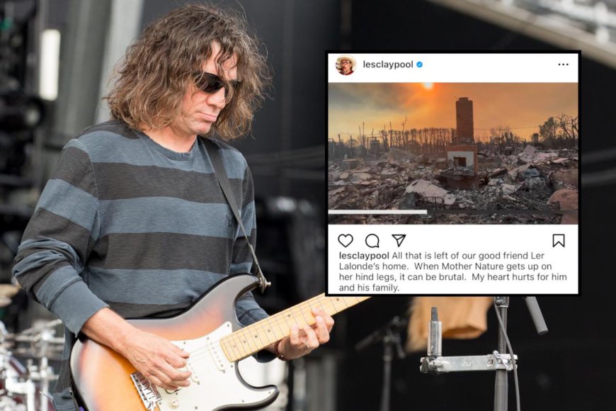 Primus Guitarist’s Home Destroyed in Los Angeles Wildfire