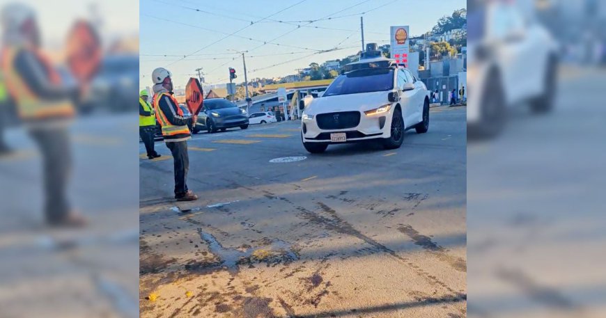 Waymo Self-Driving Taxi Flummoxed by Construction Worker's Hand Signals