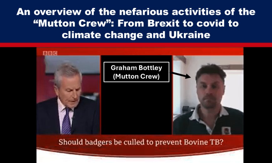 An overview of the nefarious activities of the “Mutton Crew”: From Brexit to covid to climate change and Ukraine