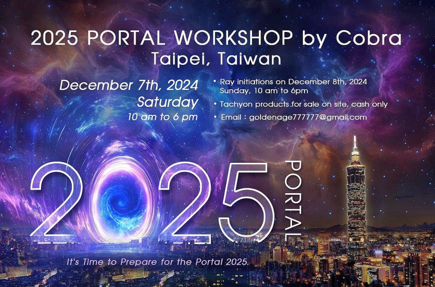 OFFICIAL NOTES : “PORTAL 2025” WORKSHOP IN TAIPEI/TAIWAN BY COBRA (December 2024)